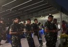 Prajurit Yonif TP 860/NSK Hadiri Ibadah Malam Syukur Hari Jadi Kabupaten Waropen