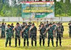 Jaga Ikon Wisata Papua, TNI dan Masyarakat Bersihkan Pantai Holtekamp Peringati HUT Kodam Cenderawasih
